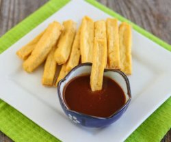 Жареный тофу с овощами